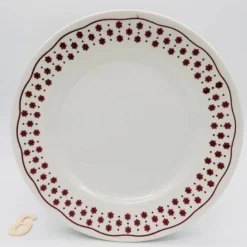 6 Assiettes à dessert “ Nuova Fontebasso”, Italie.