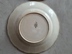 2 assiettes à dessert Sarreguemines