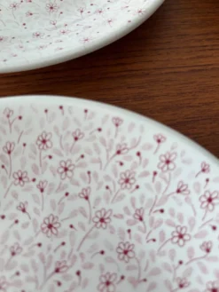 Assiettes dessert Sarreguemines vintage - Lot de 4 assiettes anciennes