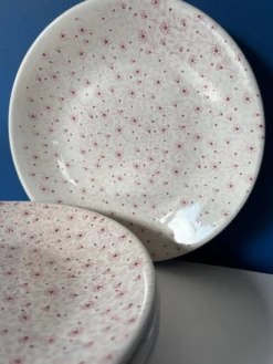 Assiettes dessert Sarreguemines vintage - Lot de 4 assiettes anciennes