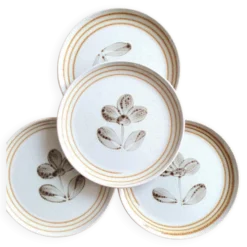 Assiettes à dessert Sarreguemines vintage