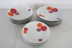 8 assiettes à dessert Seltmann Weiden West Germany 70's