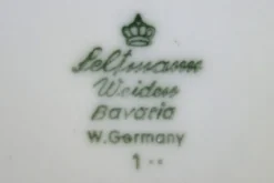 8 assiettes à dessert Seltmann Weiden West Germany 70's