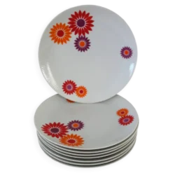 8 assiettes à dessert Seltmann Weiden West Germany 70's