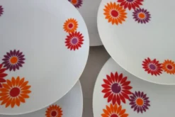 8 assiettes à dessert Seltmann Weiden West Germany 70's