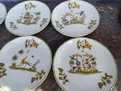 6 assiettes desserts, 18eme S.