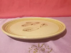 9 assiettes à dessert Tignes Atelier d art Sarreguemines