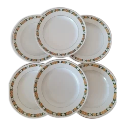 6 assiettes à dessert villeroy et boch