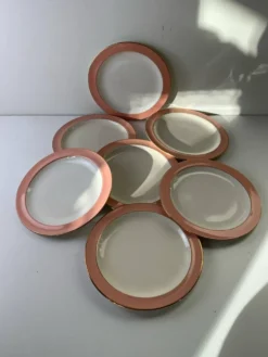 Assiettes à dessert vintage