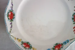 6 assiettes à dessert vintage décor main Villeroy & Boch