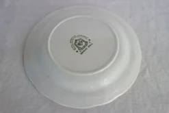 6 assiettes à dessert vintage en faïence Fine Ware