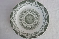 6 assiettes à dessert vintage en faïence Fine Ware