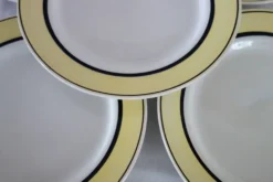 6 assiettes à dessert vintage faïence de Badonviller
