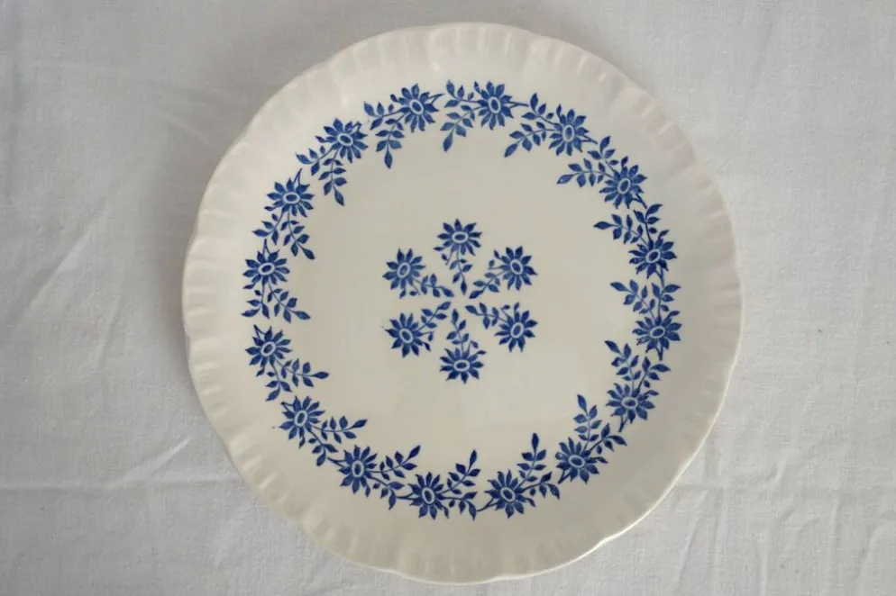 8 assiettes à dessert vintage modèle Dany, Digoin Sarreguemines