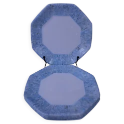 6 assiettes à dessert vintage octogonales Arcopal