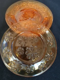 6 assiettes à dessert vintages Vereco