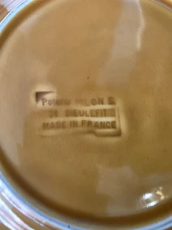 4 assiettes Dieulefit milon terre vernissée