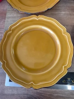 4 assiettes Dieulefit milon terre vernissée