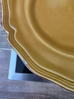 4 assiettes Dieulefit milon terre vernissée