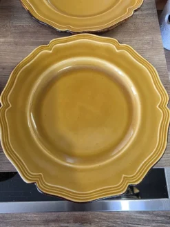 4 assiettes Dieulefit milon terre vernissée