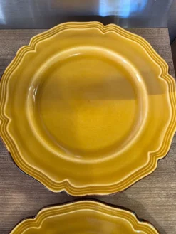 4 assiettes Dieulefit milon terre vernissée