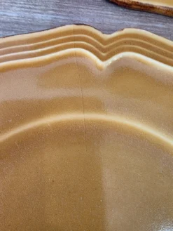 5 assiettes Dieulefit Milon terre vernissée