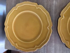 5 assiettes Dieulefit Milon terre vernissée