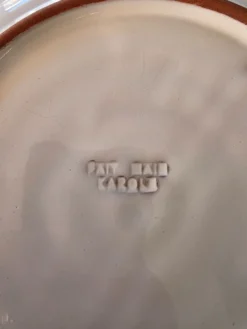 5 assiettes Dieulefit Milon terre vernissée