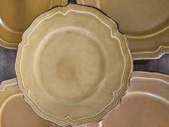 5 assiettes Dieulefit Milon terre vernissée
