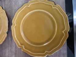 5 assiettes Dieulefit Milon terre vernissée