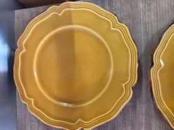 5 assiettes Dieulefit Milon terre vernissée