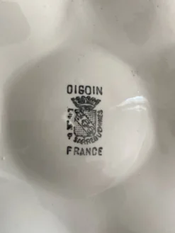 Assiettes Digoin à coquillage