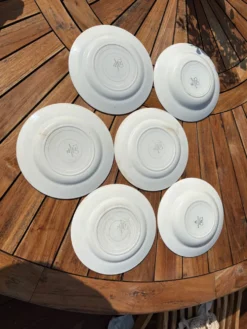 Assiettes Digoin Sarreguemines