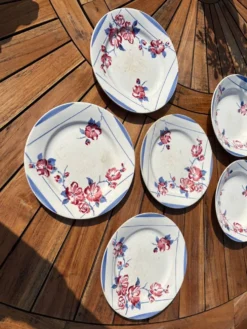 Assiettes Digoin Sarreguemines