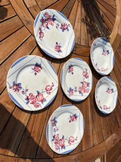 Assiettes Digoin Sarreguemines