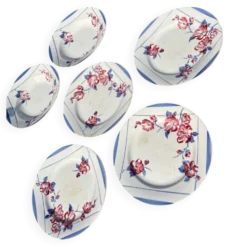 Assiettes Digoin Sarreguemines