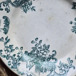 Assiette semi-creuse modèle Marine, Terre de fer