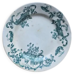 Assiette semi-creuse modèle Marine, Terre de fer
