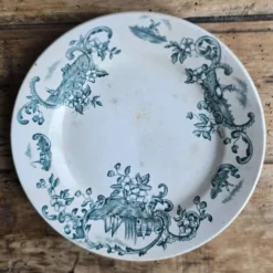 Assiette semi-creuse modèle Marine, Terre de fer