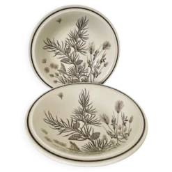 2 assiettes en céramique anglaise Grindley