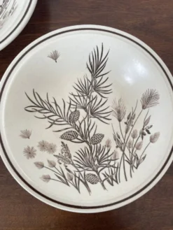 2 assiettes en céramique anglaise Grindley