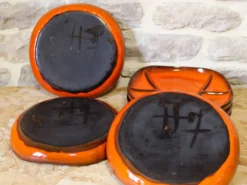 6 assiettes en céramique Gérard Hofmann