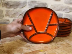6 assiettes en céramique Gérard Hofmann