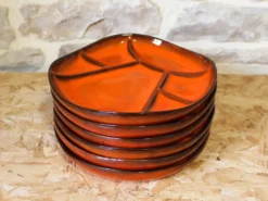 6 assiettes en céramique Gérard Hofmann