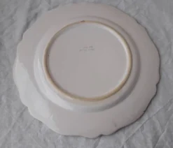 3 assiettes en faïence