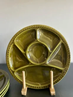 Assiettes en faïence Gien