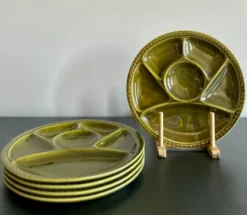 Assiettes en faïence Gien