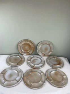 Assiettes en grès