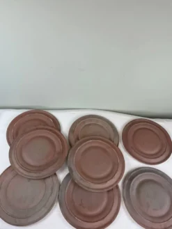 Assiettes en grès