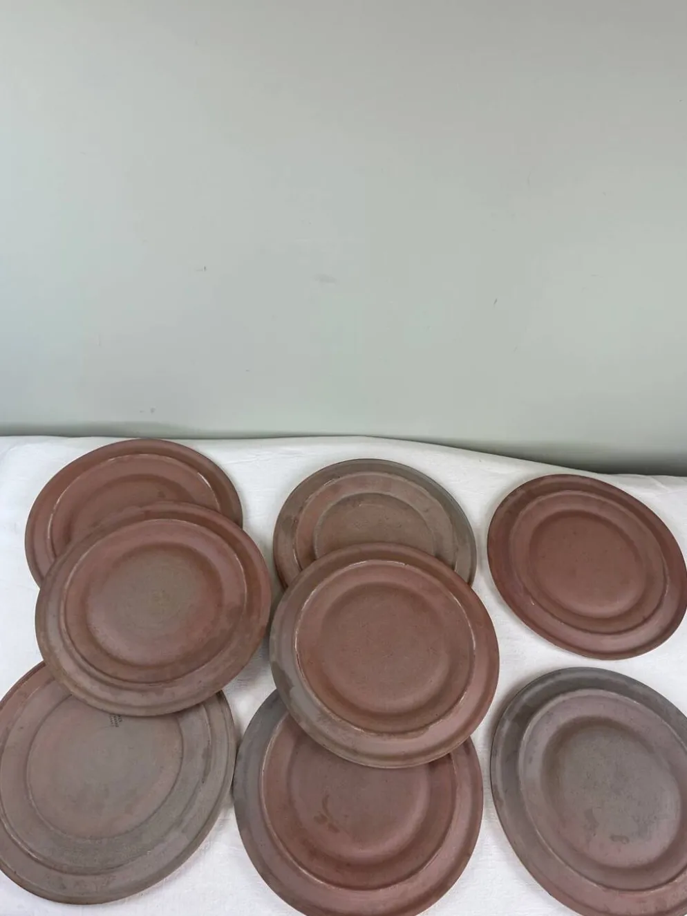 Assiettes en grès